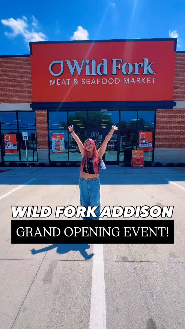 Instagram post by @avon.nguyen for Wild Fork Foods. Caption reads: WILD FORK ADDISON GRAND OPENING 💖

Wild Fork....