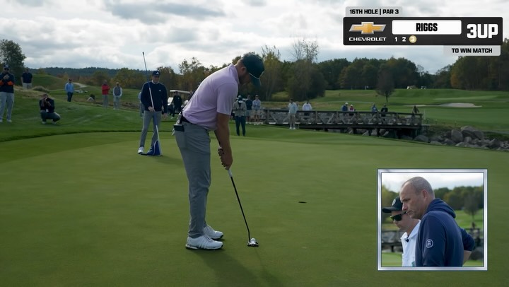 Instagram post by @riggsbarstool for chevrolet. Caption reads: [...] 2025 supported by the great folks at....