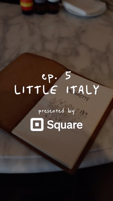 Instagram post by @found.coffee for Square. Caption reads: [...] - Episode 5: Little Italy // Powered by....