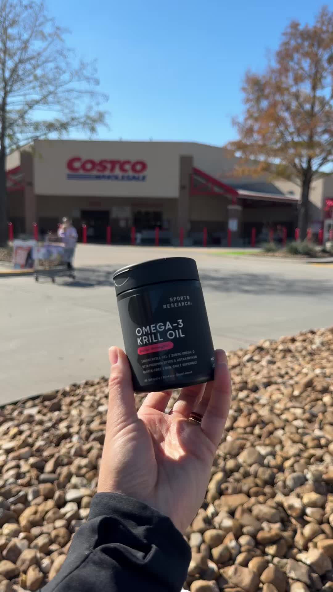 TikTok post by @i_m_jasmineeee for Sports Research. Caption reads: Sports Research Krill Oil Superba2® is now....