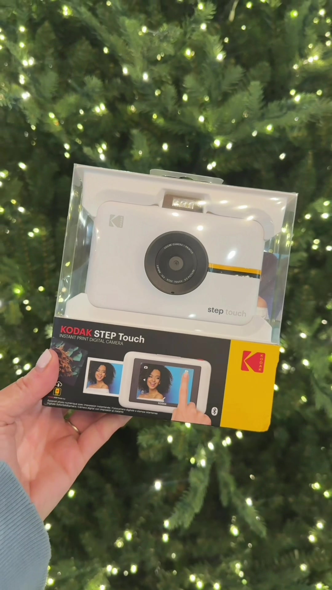 TikTok post by @ashleymariesavage_ for Kodak. Caption reads: [...] moments shared around it — so I used the....