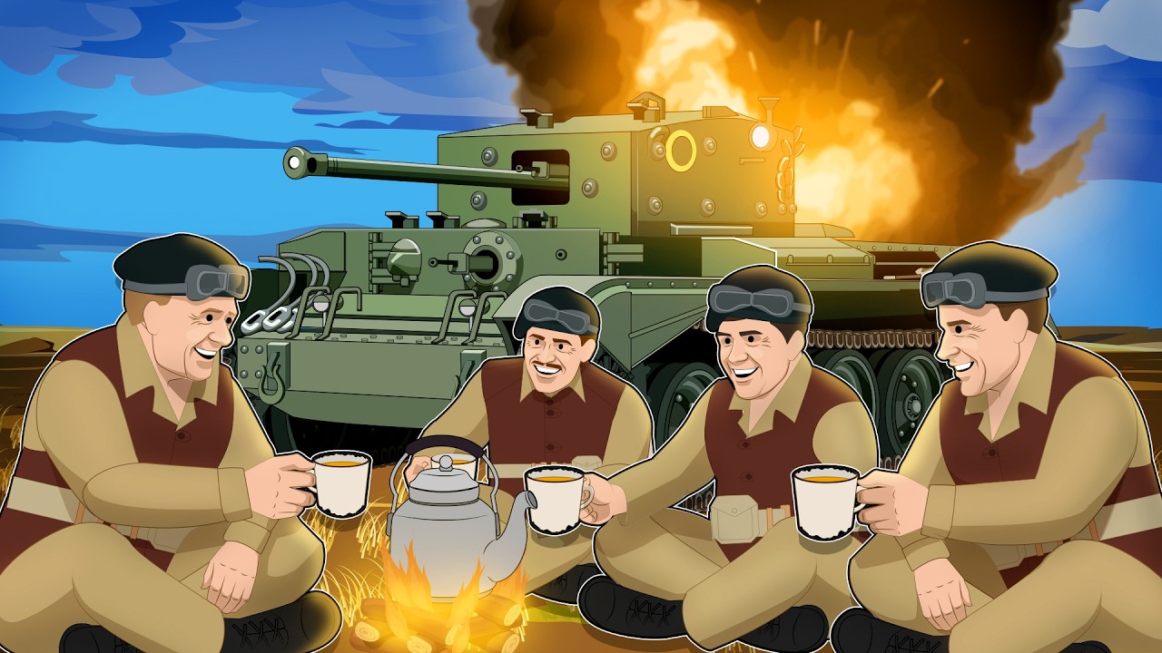 YouTube post by @Simplehistory for Raycon. Caption reads: Why Are The British So Eccentric In War.