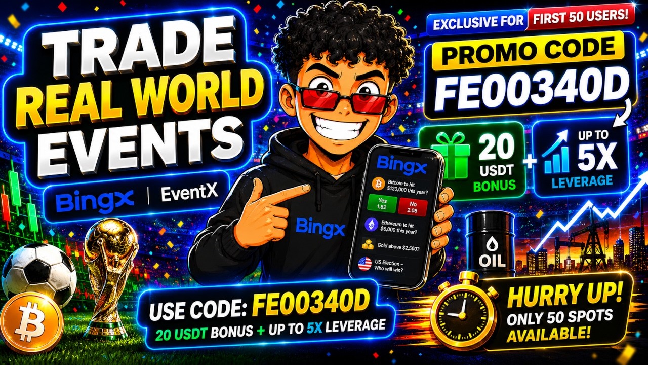 YouTube post by @Alexandrus1337 for BingX. Caption reads: [...] WORLD EVENTS?! (This Changes Everything)....