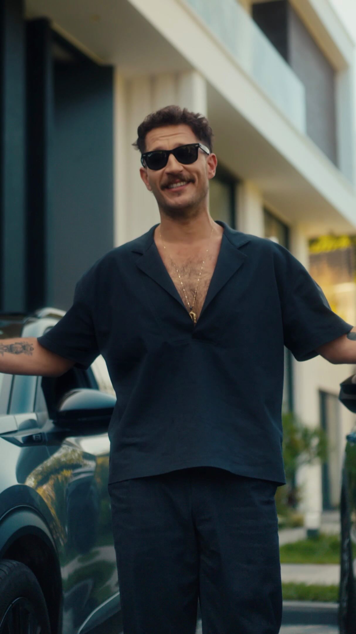 Instagram post by @urazka for Peugeot Türkiye. Caption reads: Uraz Kaygılaroğlu X PEUGEOT ile sunduğumuz yeni....