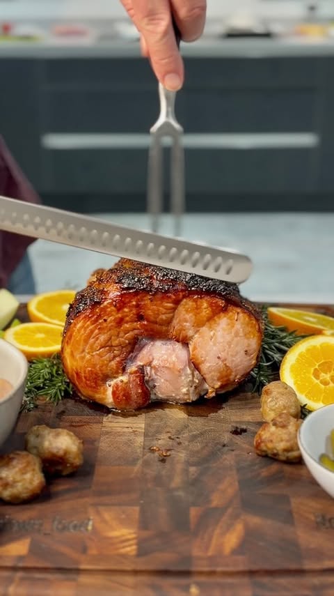 Instagram post by @marks_kitchen_and_bbq for MuscleFood.com. Caption reads: Is this is one of the best Christmas meals? With a....