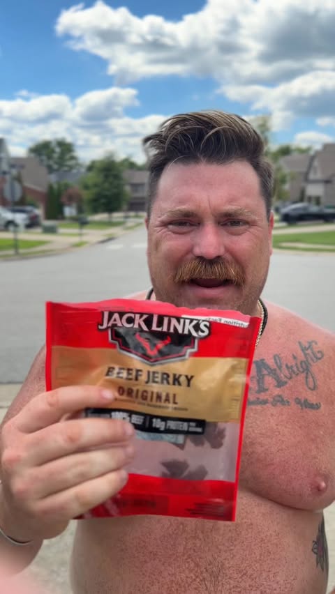 Instagram post by @fit2serve1 for Jack Link's. Caption reads: [...] on deck at all times. That’s why the....