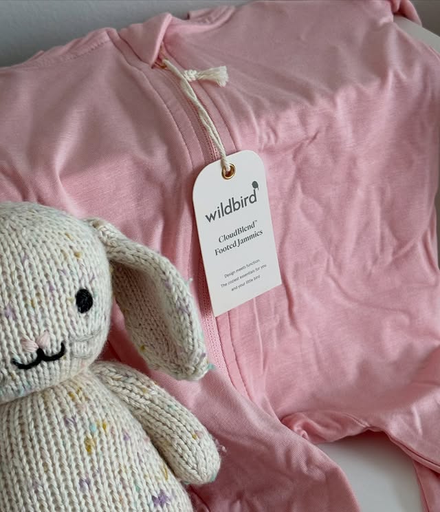 Instagram post by @itsmegzworld_ for WildBird. Caption reads: [...] and pink 🫶🏻🤭

** onesie gifted by....