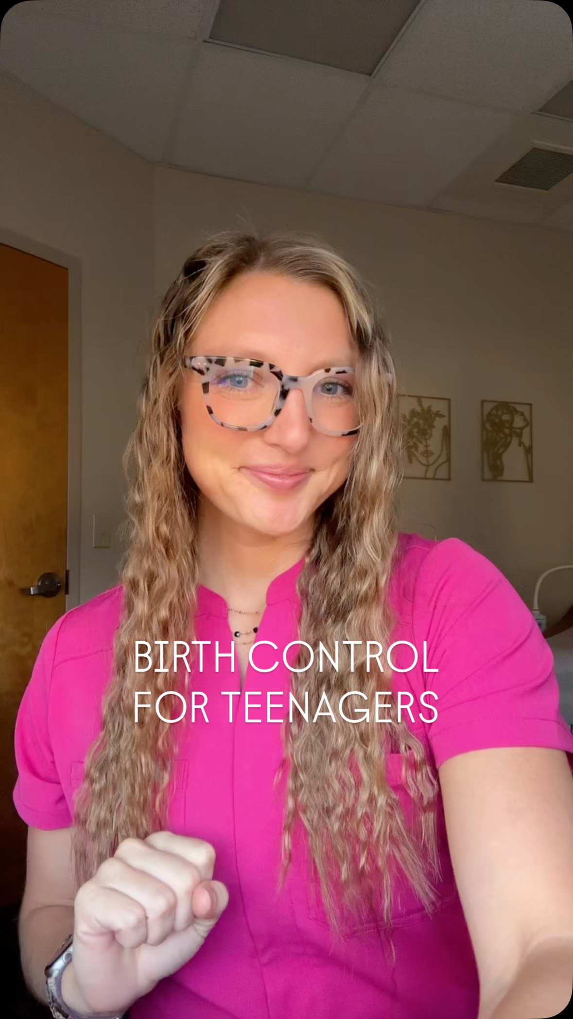 Instagram post by @haileypthenp for Eyebuydirect. Caption reads: Were you given all your options as a teenager or....