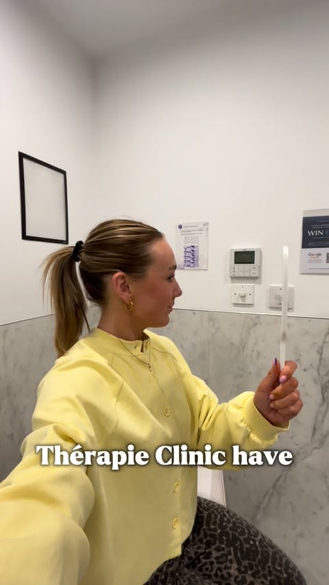 Instagram post by @_ciara_byrne__ for Thérapie Clinic. Caption reads: ✨A|D @therapieclinic recently launched their....
