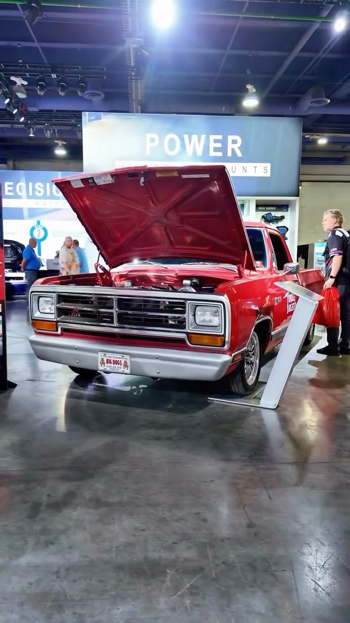 Instagram post by @merganevans for MickeyThompsonTires. Caption reads: @merganevans Dodge Ram D150 looked real good in....