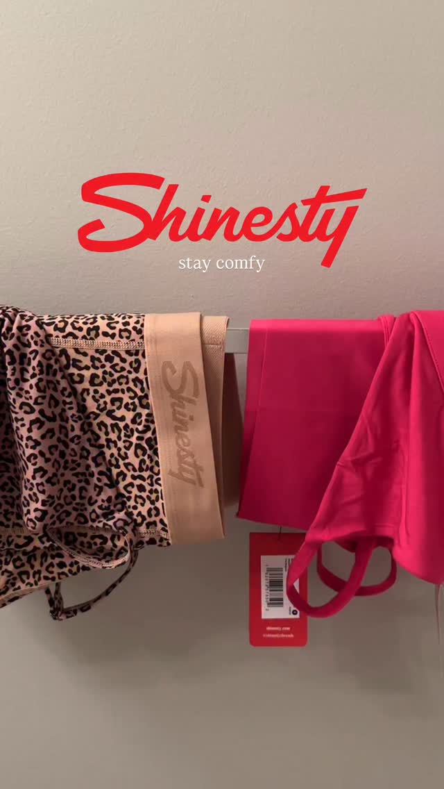 Instagram post by @samiskinnerr for Shinesty. Caption reads: @shinestythreads bras + undies are so buttery....