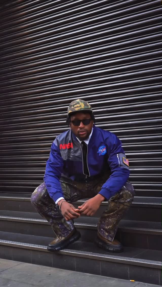 Instagram post by @chimmyyyyyyyyyyyy for Hoooyi. Caption reads: [...] boy in this amazing NASA jacket by....