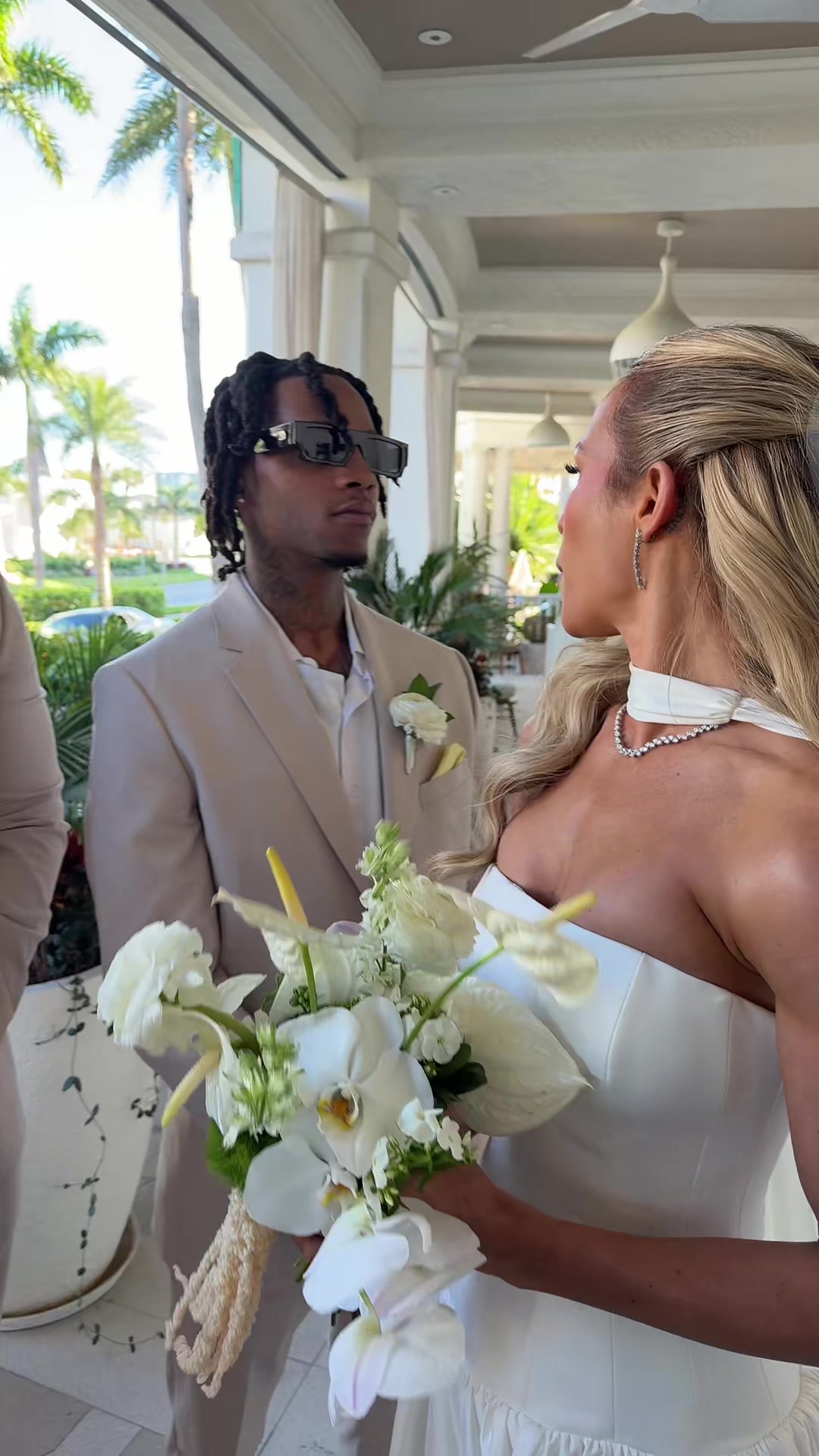 TikTok post by @maxxinedupriwwe for Birdy Grey. Caption reads: and perfect they were 🤏🏼 suits: @Birdy Grey....