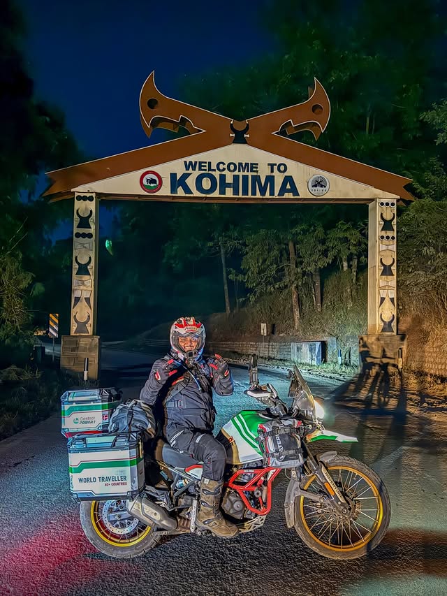 Instagram post by @dg_the_wanderer for Castrol. Caption reads: From the plains of Guwahati to the soulful hills....