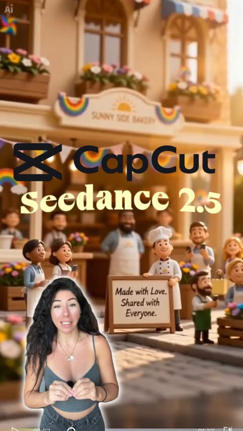 Instagram post by @gokceercan for CapCut. Caption reads: ✨Seedance 2.5 is coming to CapCut in early July,....