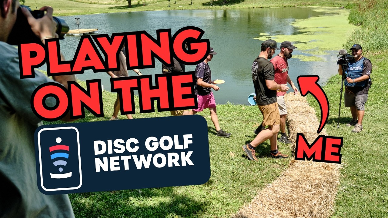 YouTube post by @RobbieCDiscgolf for Goodr. Caption reads: [...] can go to https://www.goodr.com/robbie for....