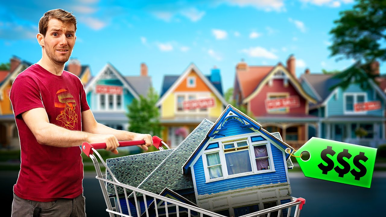 YouTube post by @LinusTechTips for Dbrand. Caption reads: I’m Doing Something Crazy - Tech House Episode 1.