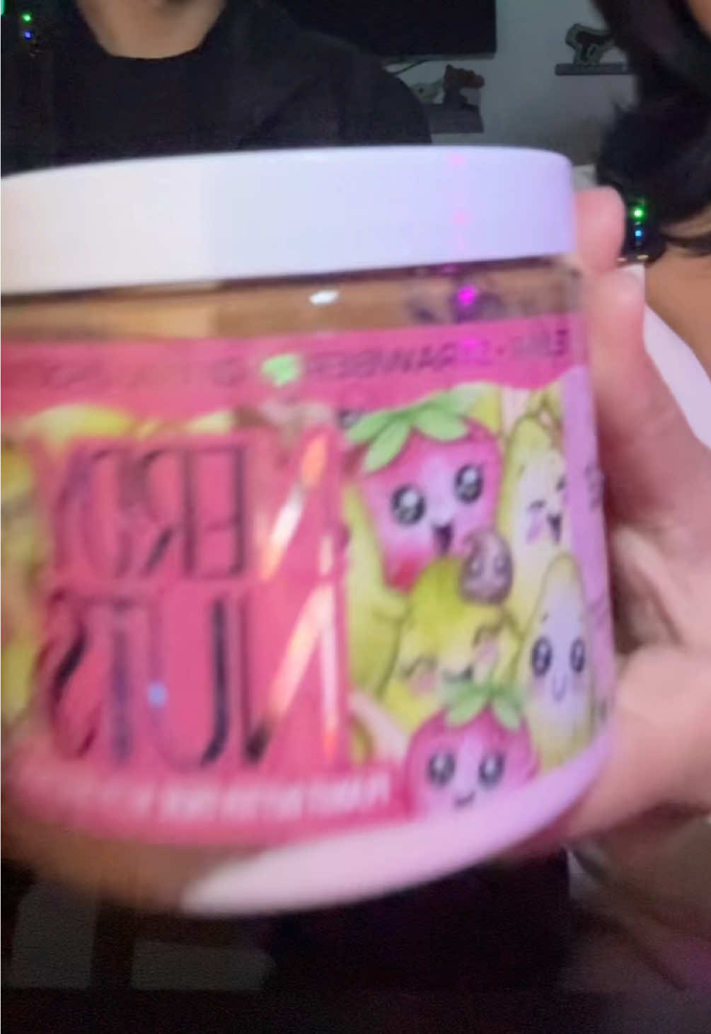 TikTok post by @dvn3ry.luvs.chae for Nerdy Nuts. Caption reads: Bro when I tell you we messed this up 😭 thank you....