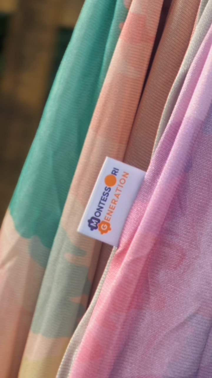 Instagram post by @thefisherwilliamsfamily for Montessori Generation. Caption reads: When emotions get big this is all you need....