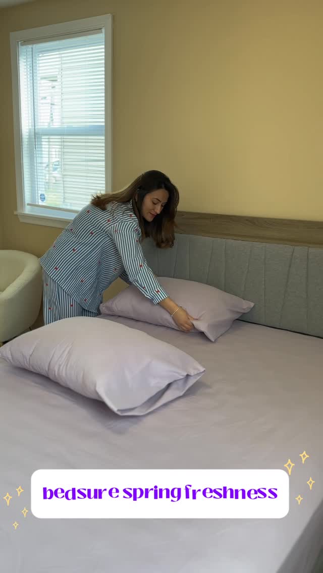 Instagram post by @alpsmom1 for Bedsure Home. Caption reads: Feel Fresh, Feel GentleSoft with....