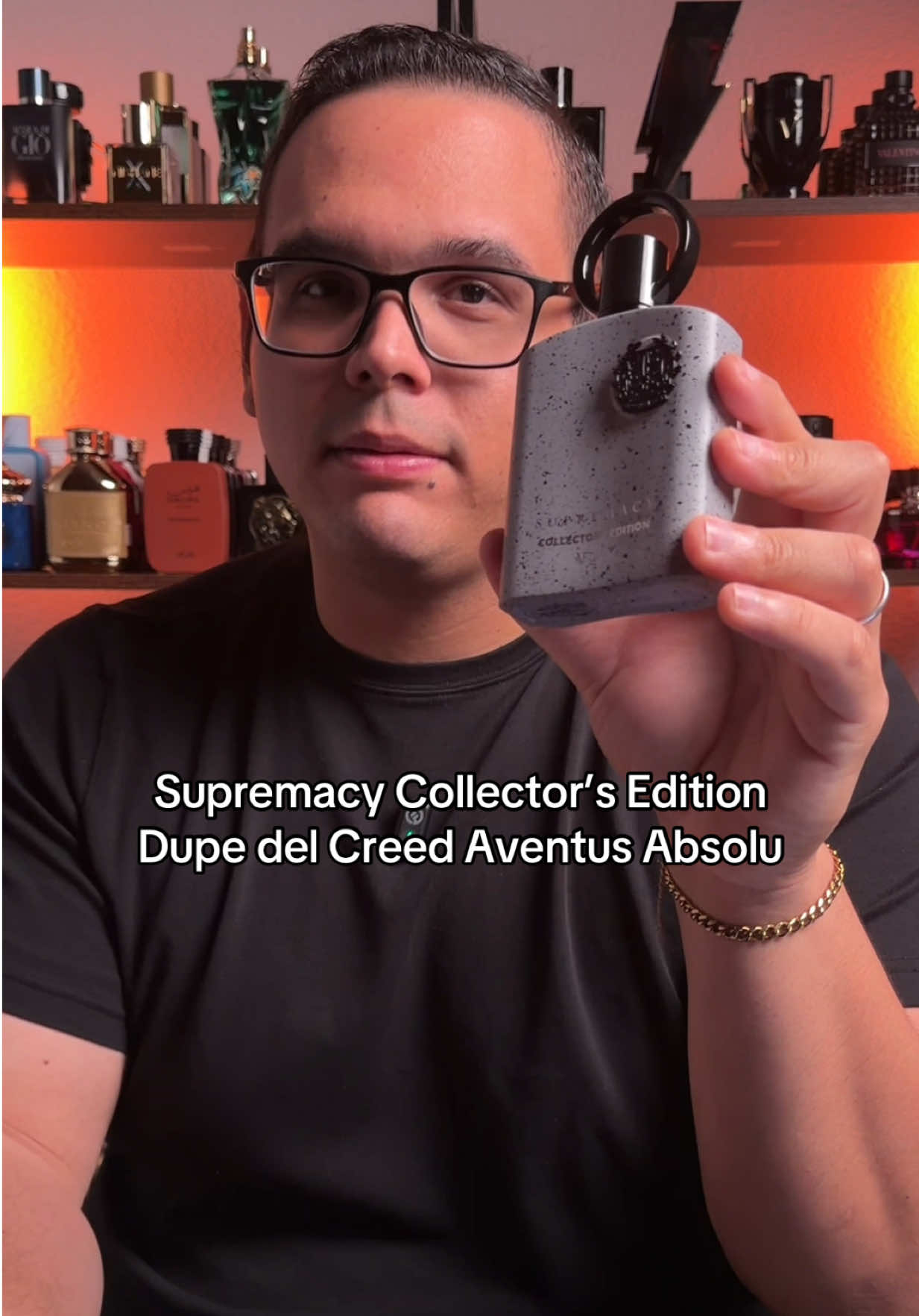 TikTok post by @sprayedupjuan for Afnan Perfumes. Caption reads: [...] #perfumesarabes #tiktokshop @Afnan Perfumes....