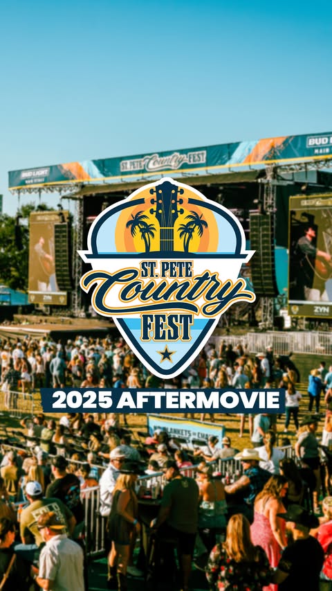 Instagram post by @stpetecountryfest for Sugarshack Sessions. Caption reads: [...] FL. Produced in Partnership with....