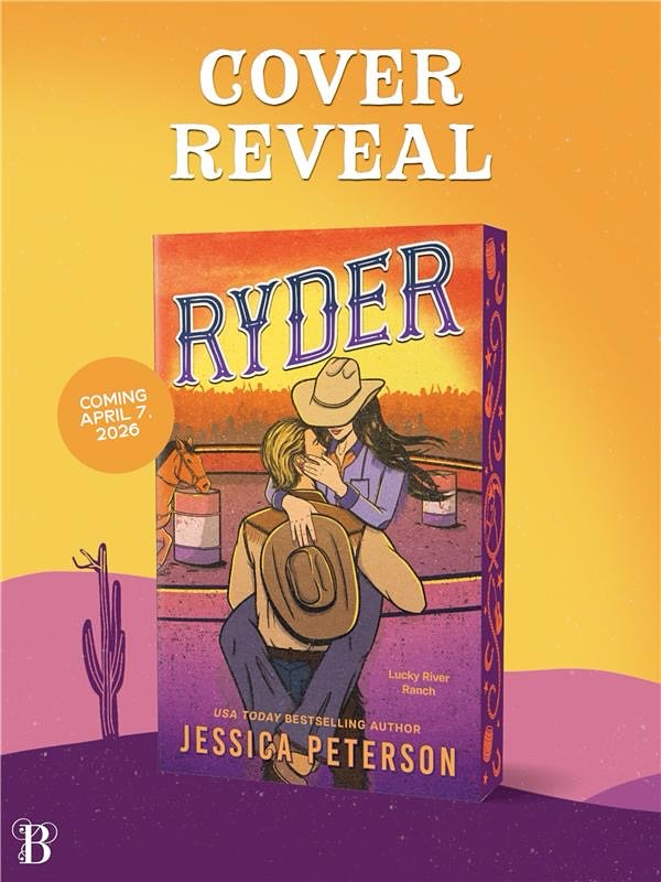 Instagram post by @jessicapauthor for Bloom Books. Caption reads: Yeehaw 🤠 The final River brother’s romance is....
