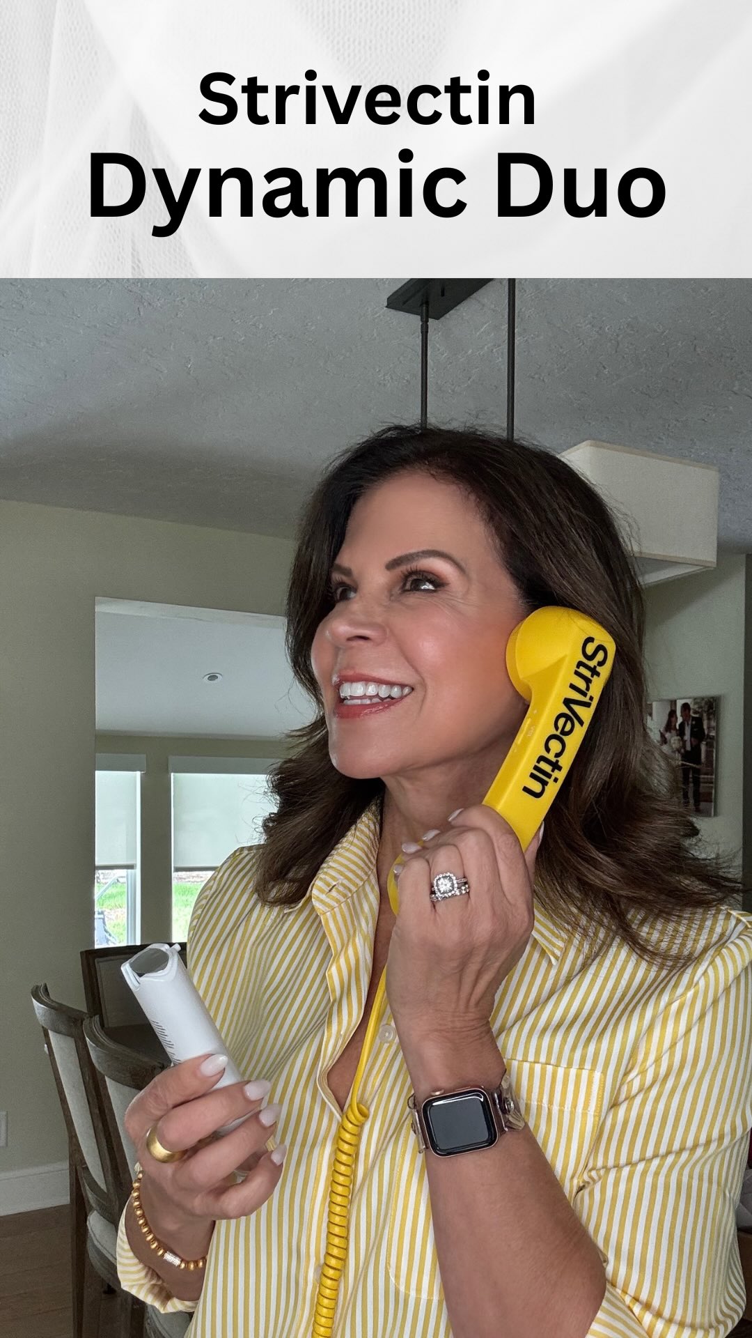 Instagram post by @gwenliveswell for StriVectin. Caption reads: ✨ Post-meno glow-up in progress! ✨
 
I may have....