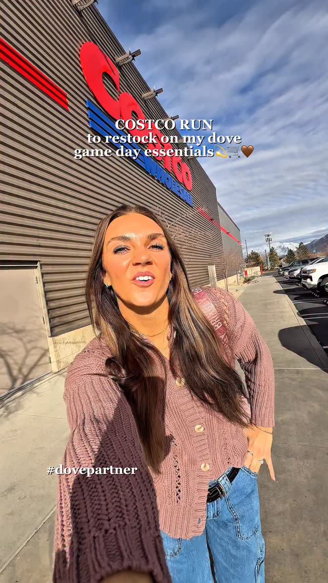 Instagram post by @mckinleymemm for Dove. Caption reads: #DovePartner Game day starts with @dove in the....