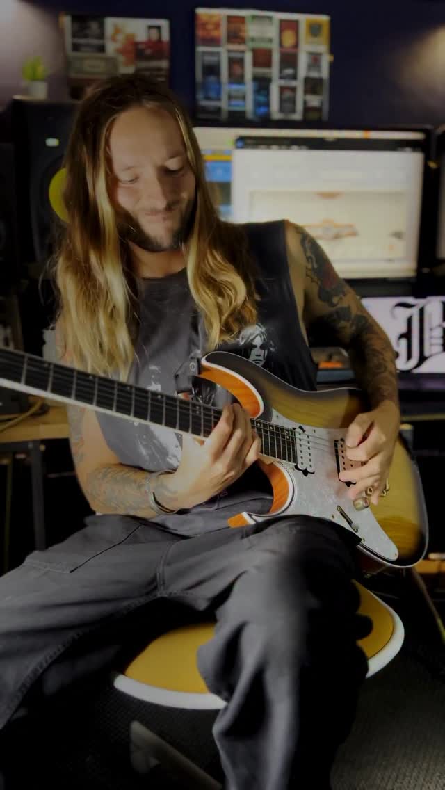 Instagram post by @joshmlv for Neural DSP. Caption reads: The unstoppable riff machine @joshmlv from....