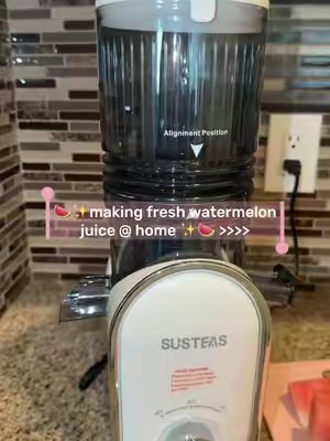 TikTok post by @dredaydaily for SUSTEAS. Caption reads: @SUSTEAS US #susteas the BEST juicer !! #fyp [...].