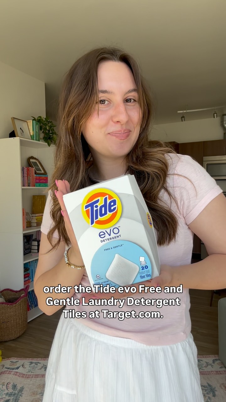 Instagram post by @allthingstarget for Tide. Caption reads: #TidePartner This one’s for my sensitive skin....