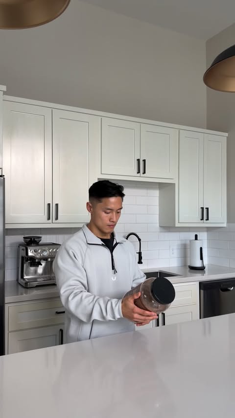 Instagram post by @dannyhaboi for NAKED nutrition. Caption reads: [...] holidays with Hot Cocoa Naked Shake....