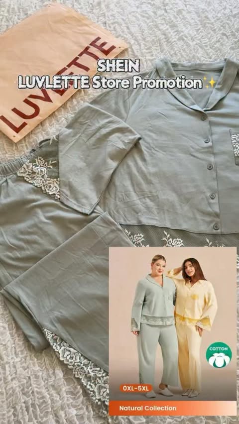 Instagram post by @den.ic.life for LUVLETTE. Caption reads: [...] my fave Underwear& Sleepwear store....