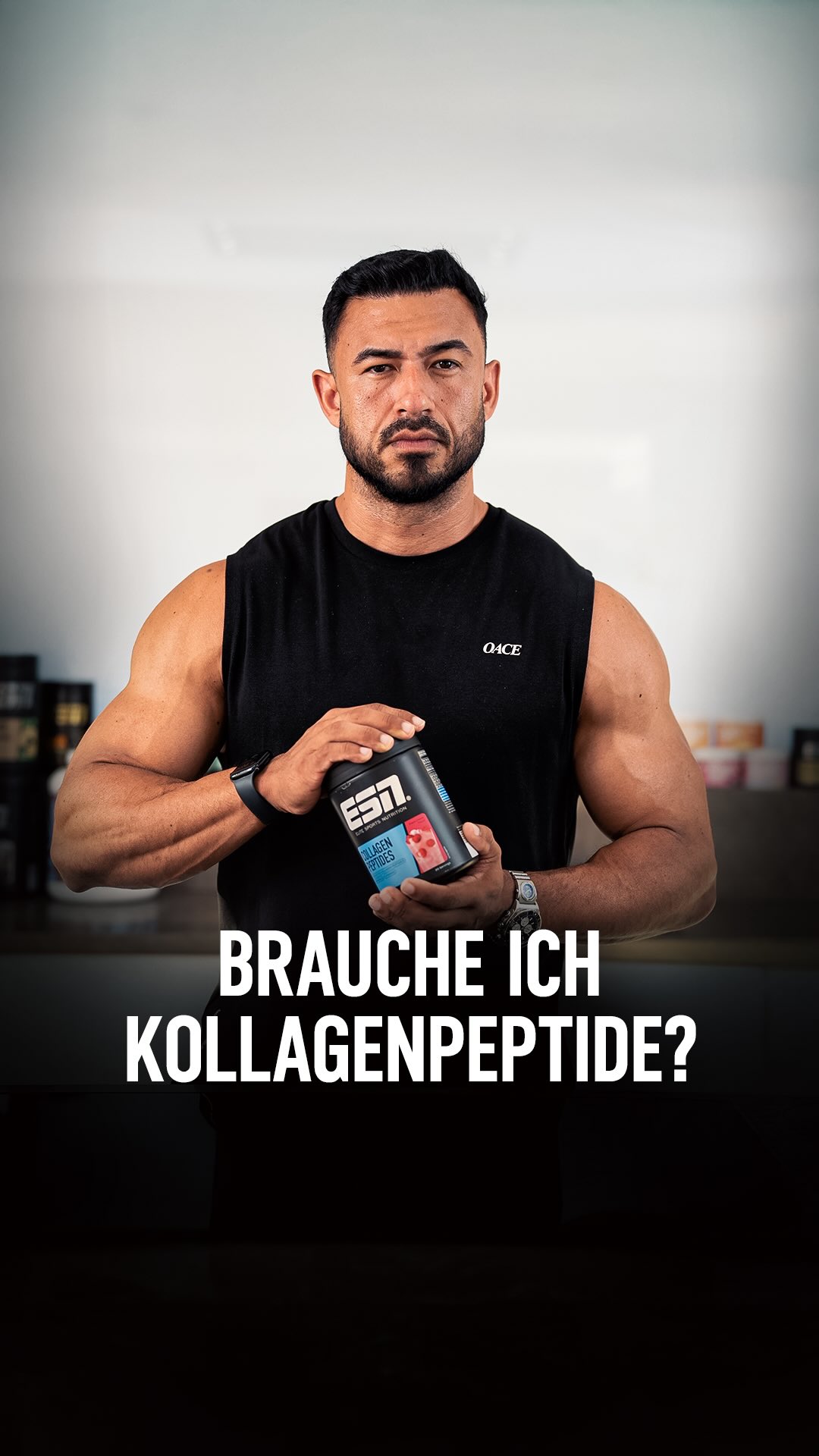 Instagram post by @iron_mike69 for Esn. Caption reads: Was sind Kollagenpeptide? 💡

Kollagen ist das am....