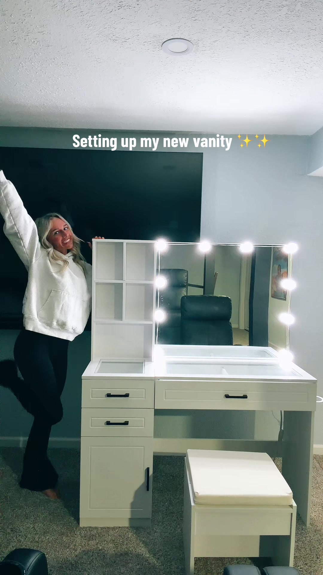 TikTok post by @grwmqueenisback for Vabches. Caption reads: 😍😍 @Vabches #vabches #tiktokshopholidayhaul....