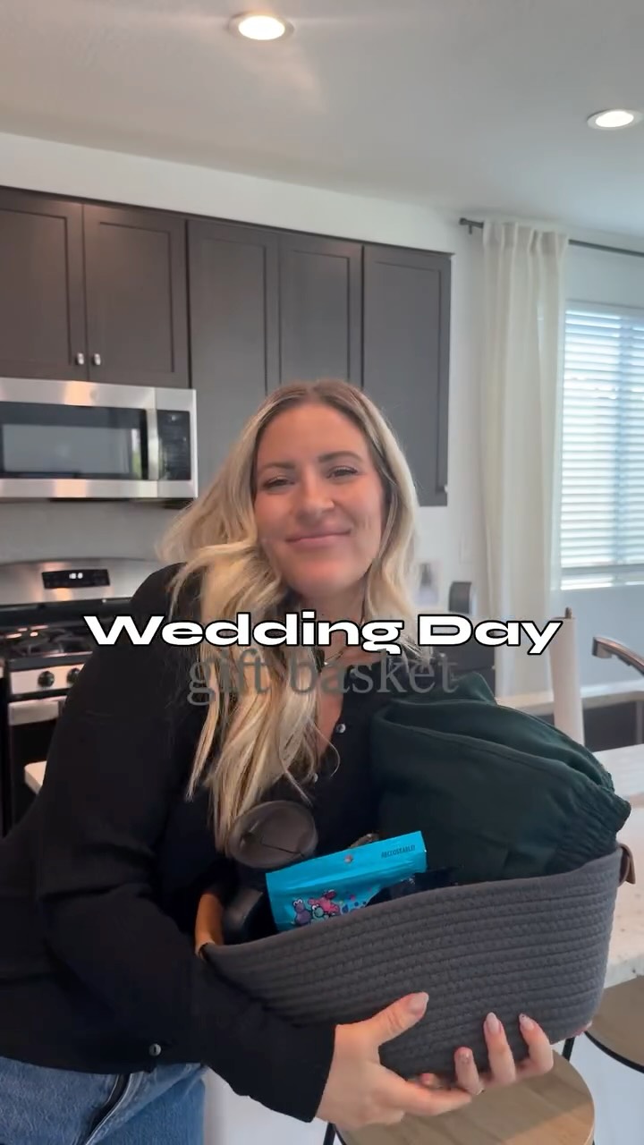 Instagram post by @its.lauren.hunt for American Greetings. Caption reads: Come with me to create a fun little gift basket....