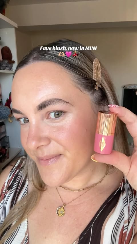 Instagram post by @our_jersey_life for IPC Creators. Caption reads: These glowy blush sticks are so perfect 😍 And now....