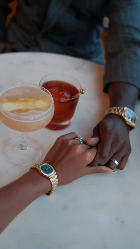 Instagram post by @cyprian.ac for Kay Jewelers. Caption reads: [...] with this one ✨ ⌚️ his & hers from....