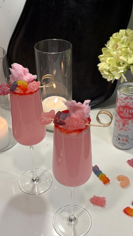 Instagram post by @harris.ashley for Clever Mocktails. Caption reads: Just in time for Mother’s Day! @clevermocktails....