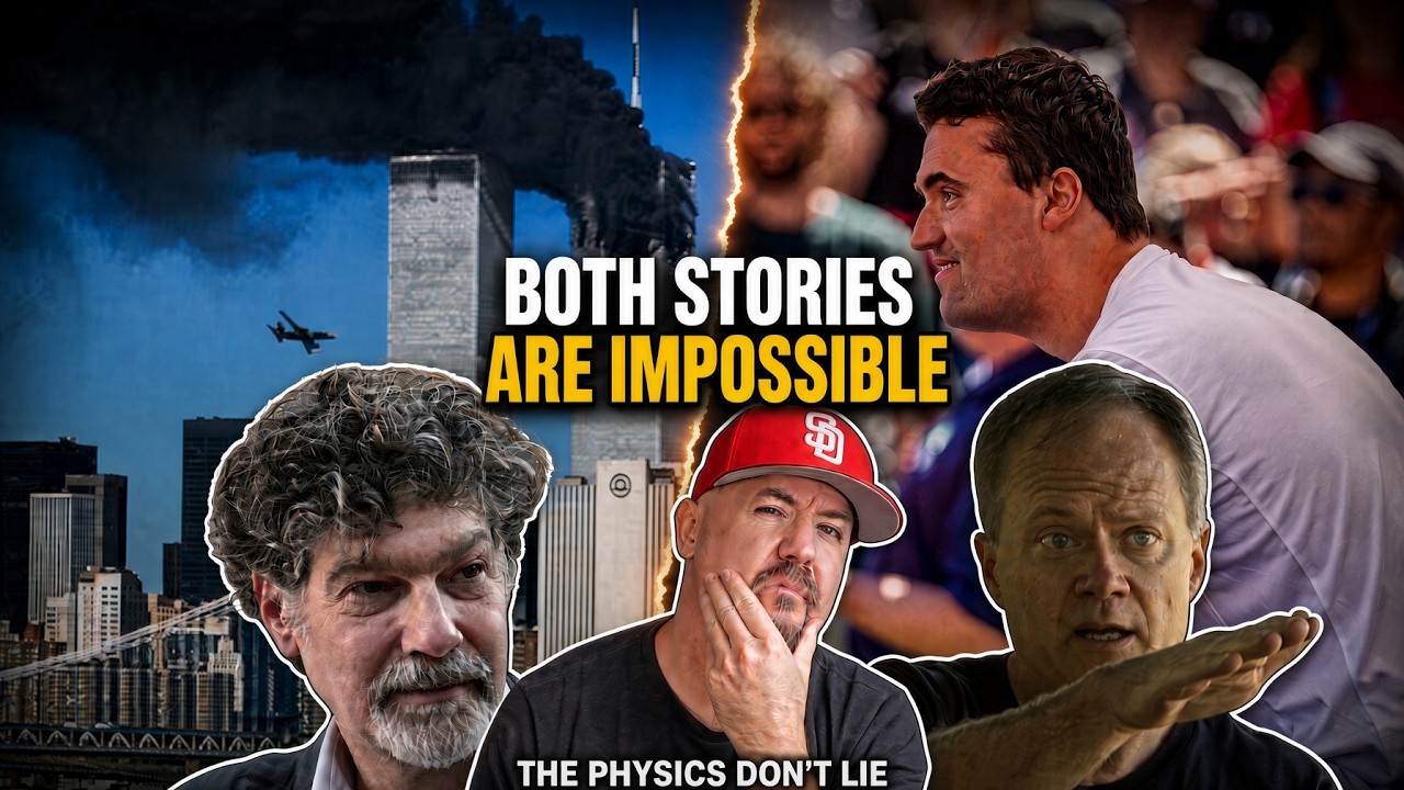 YouTube post by @LibertyLockdown for Policygenius. Caption reads: 9/11 and Charlie Kirk: The Official Stories Don’t....