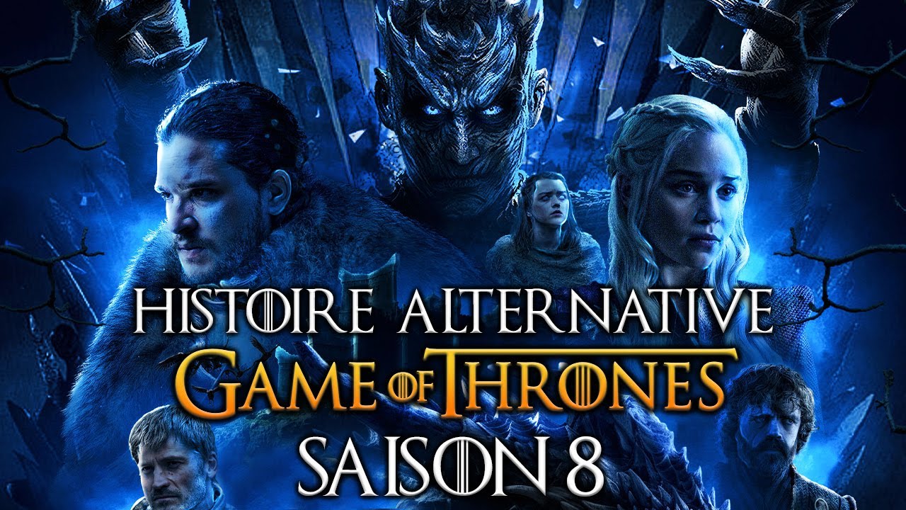 YouTube post by @MestreThibaut for Imgur. Caption reads: THE ALTERNATE HISTORY OF GAME OF THRONES SEASON 8.