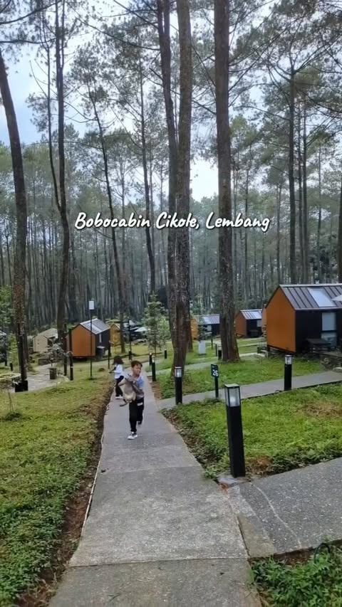 Instagram post by @chienadya for Traveloka. Caption reads: [...] vibes campingnya juga berasa. @traveloka.id....