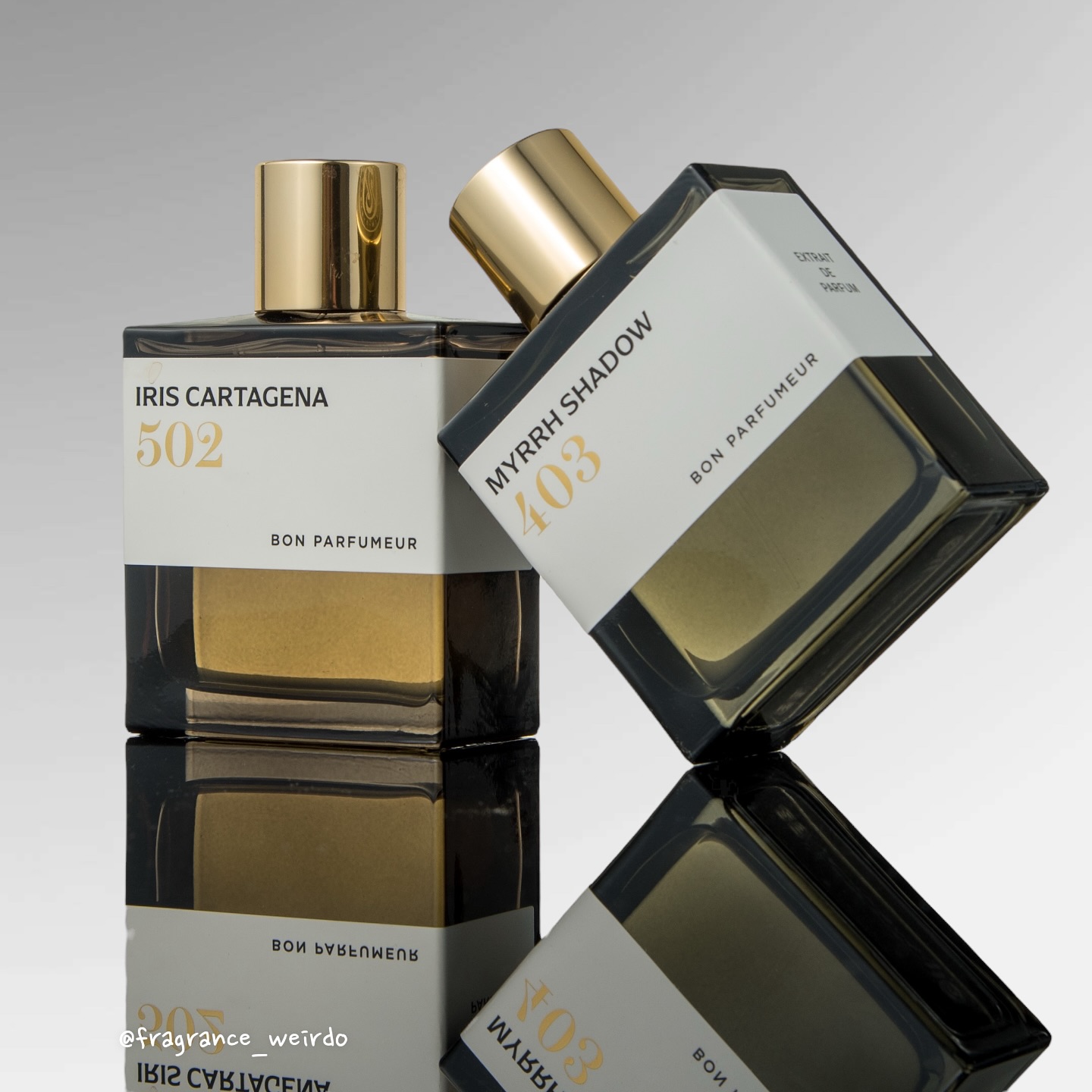 Instagram post by an influencer for Bon Parfumeur. Caption reads: [...] is the newest release from @bonparfumeur and....
