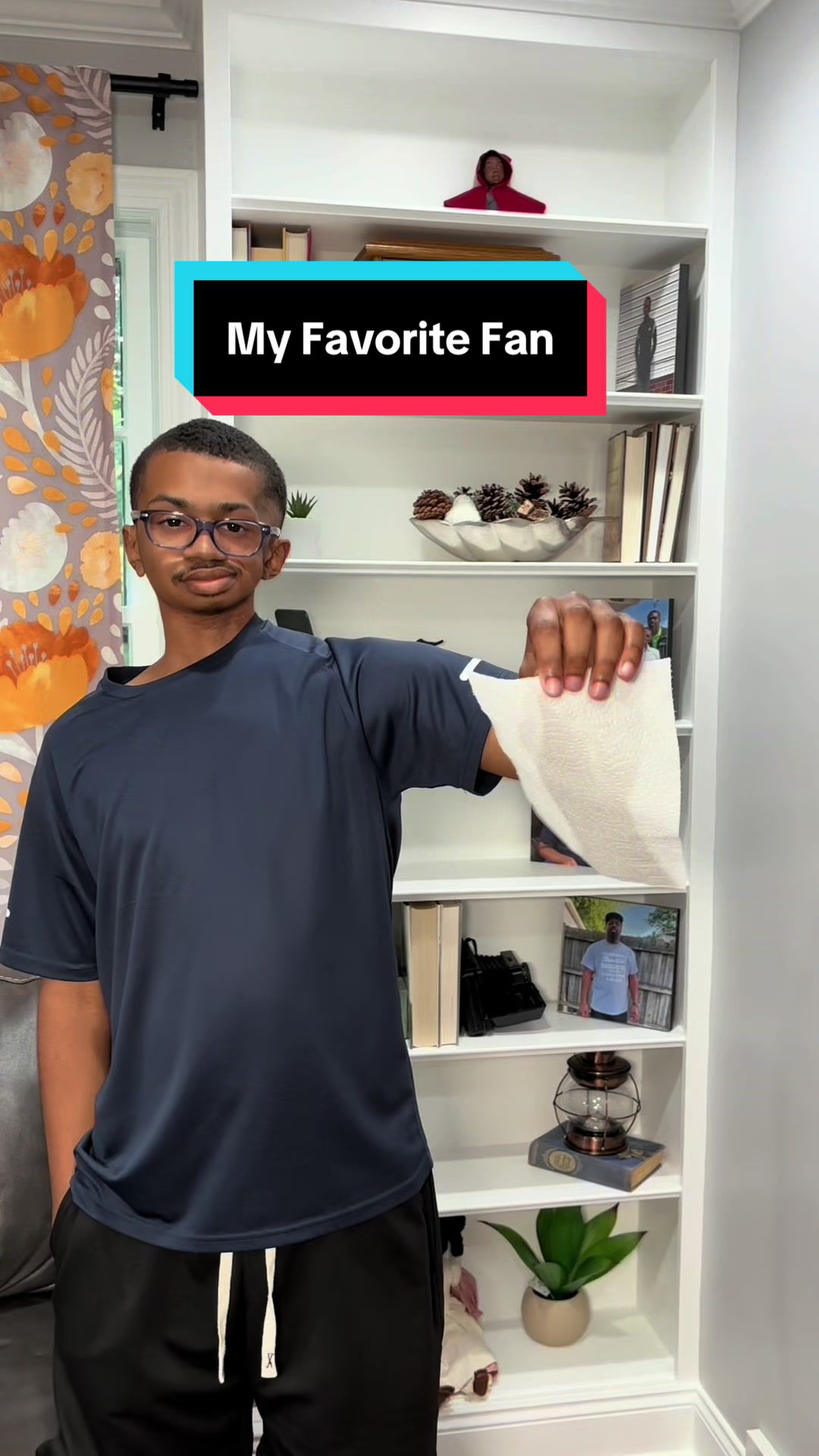 TikTok post by @the.quiet.hustler5 for Levoit. Caption reads: [...] #coldroom #fans #fan #cooling....