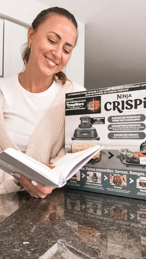 Instagram post by @fallonfarinacci for Staples. Caption reads: [...] I didn’t know I needed Who knew....