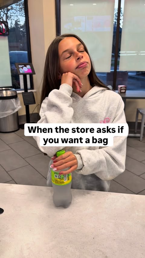 Instagram post by @amyinnewport for Baskin-Robbins. Caption reads: She takes things so literally 🛍️.