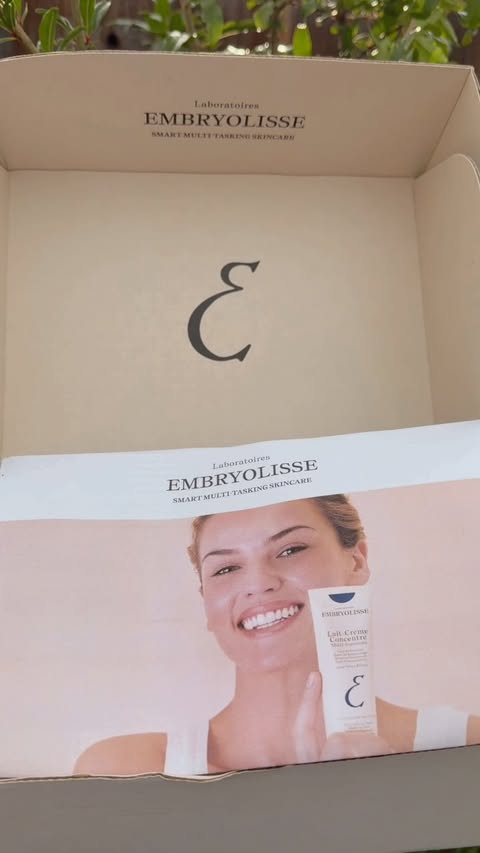 Instagram post by @aavi_divi_mommy for Embryolisse. Caption reads: [...] repurchasing? Let me know below! 💬✨....
