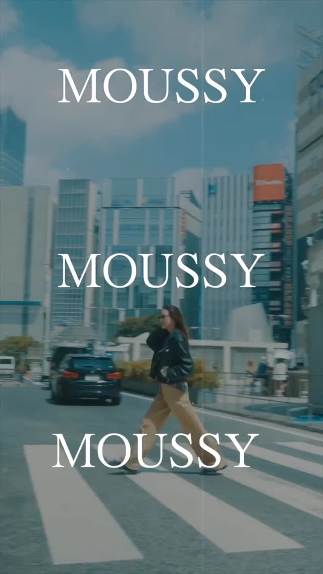 Instagram post by @mi_smile25 for MOUSSY. Caption reads: 9月6日(土)にMOUSSYルミネエスト新宿店がリニューアルオープンするみたいだよ❤️‍🔥❤️‍�....