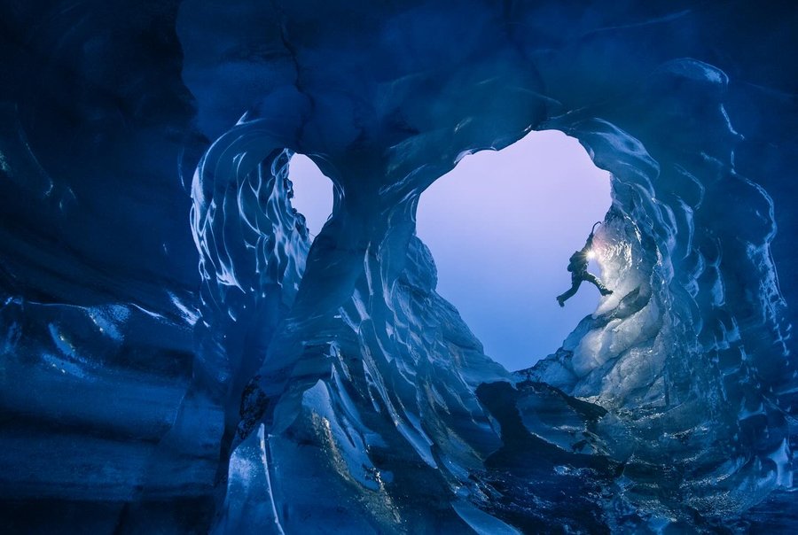 Instagram post by @virgilreglioniphotography for Lume Cube. Caption reads: “ The Unique Aurora Shot of the Year “ is an....